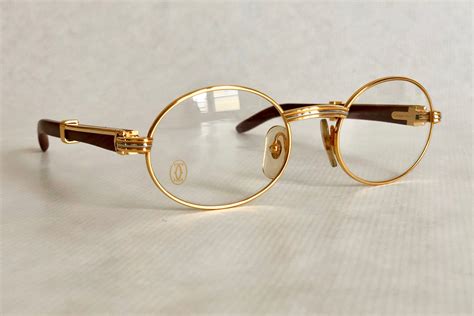 cartier eyeglasses gold